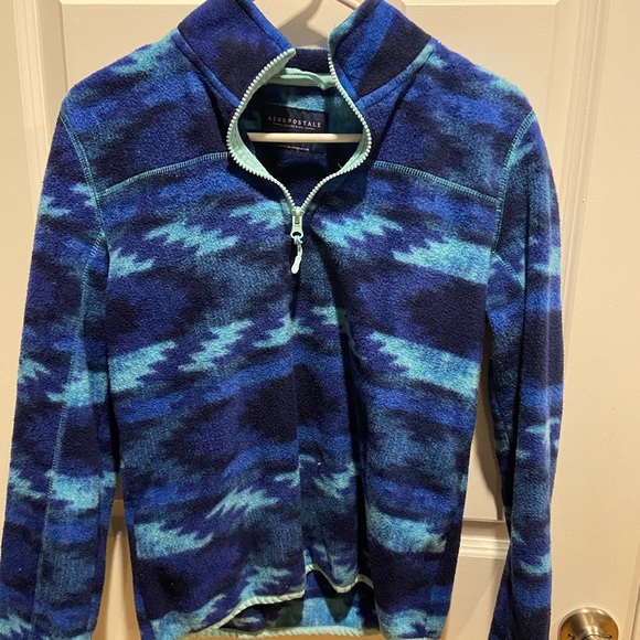 Cozy 1/4 zip crew neck - Picture 2 of 3